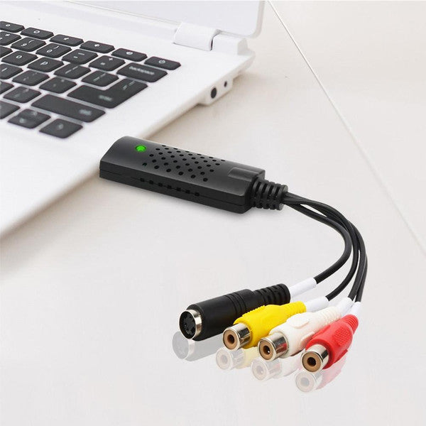 Video Capture Device for VHS Tapes and DVDs to Digital File with Editing Software