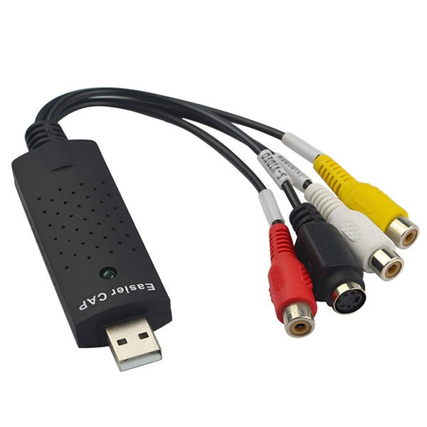 Video Capture Device for VHS Tapes and DVDs to Digital File with Editing Software