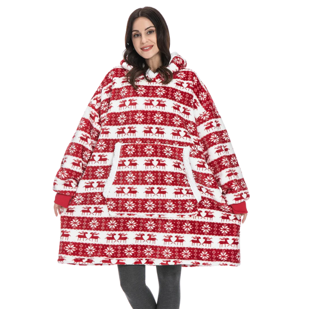 CozyWrap All-in-One Blanket Hoodie for Ultimate Comfort
