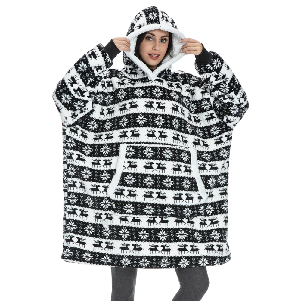 CozyWrap All-in-One Blanket Hoodie for Ultimate Comfort
