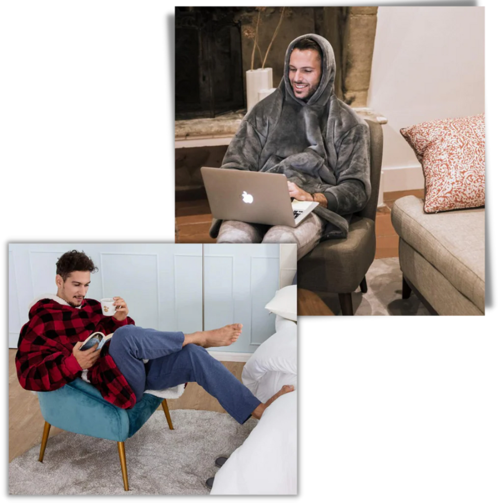 CozyWrap All-in-One Blanket Hoodie for Ultimate Comfort