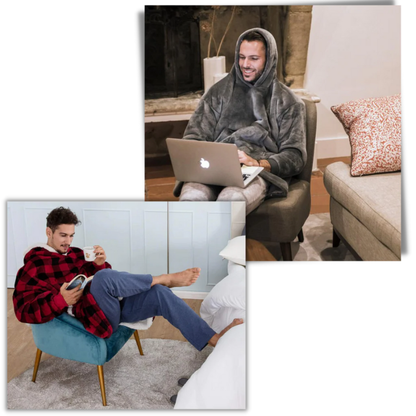 CozyWrap All-in-One Blanket Hoodie for Ultimate Comfort