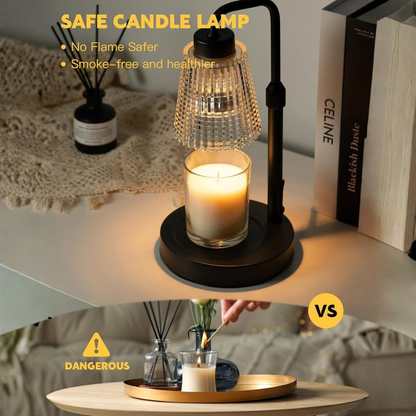 Elegant Aroma Lamp with Adjustable Height and Dimming Feature