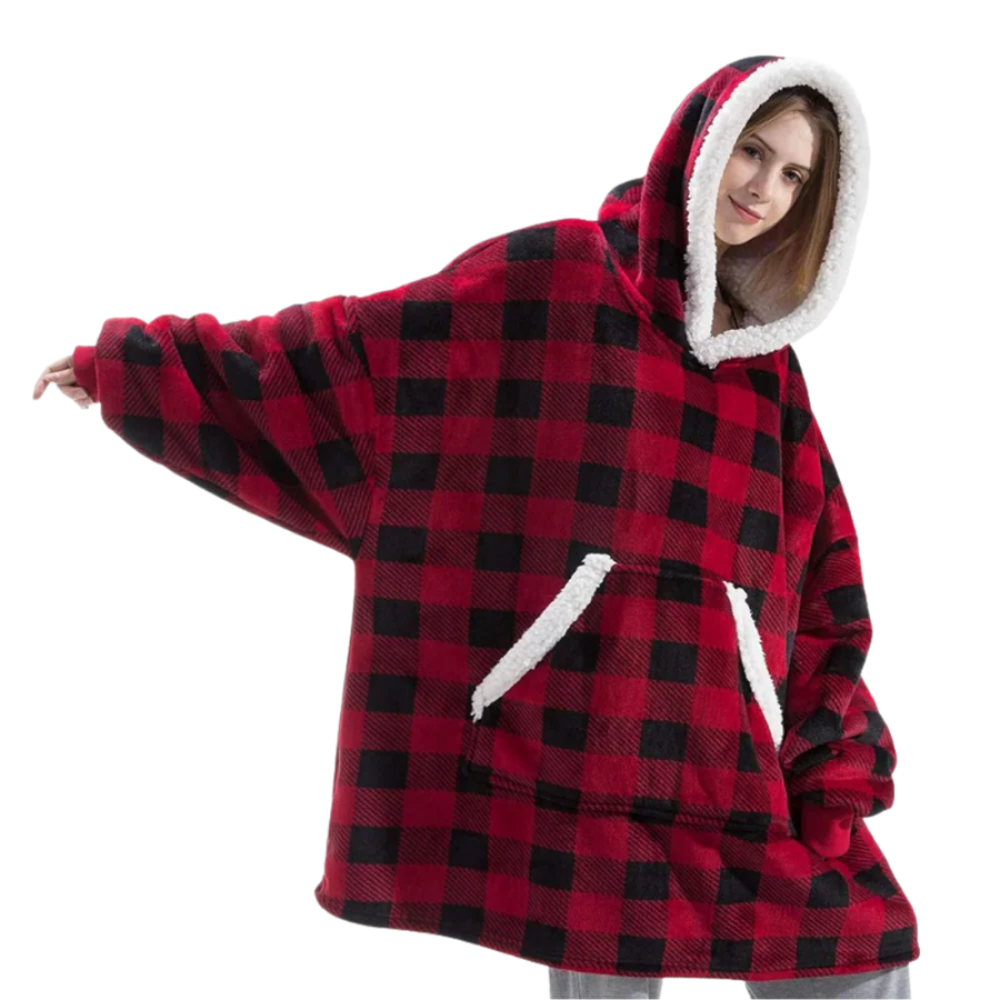 CozyWrap All-in-One Blanket Hoodie for Ultimate Comfort