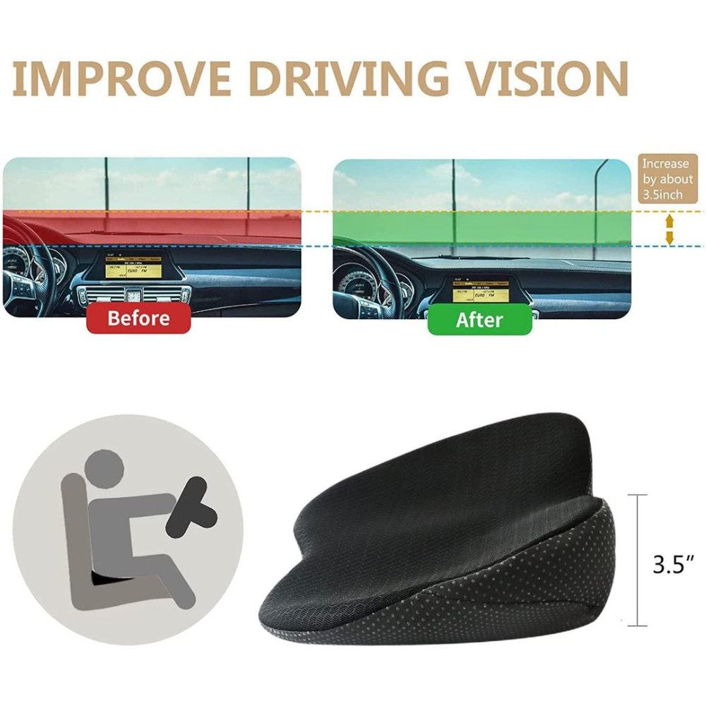 Enhanced Driving Comfort Booster Seat Cushion