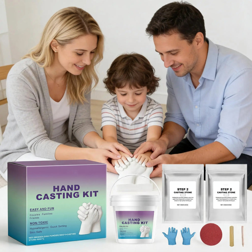 Family Keepsake Hand Casting Kit for Making Cherished Memories