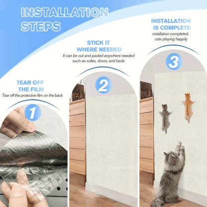 Scratch Pad for Cats - Sturdy Fabric to Safeguard Furniture