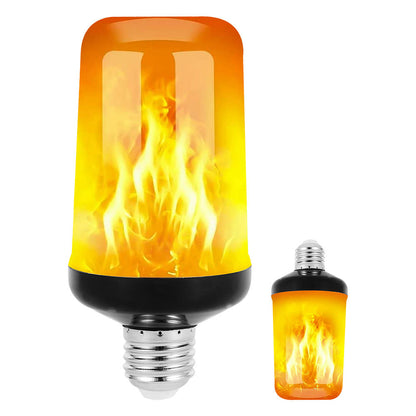 Flame Effect LED Lamp – 4 Lighting Modes for Festive Ambiance