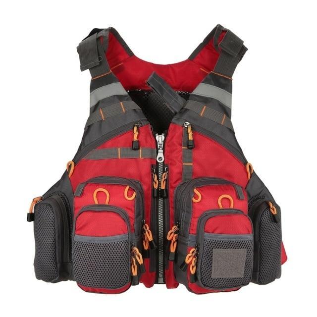 Adjustable Fishing Vest with Multiple Pockets for Enhanced Comfort