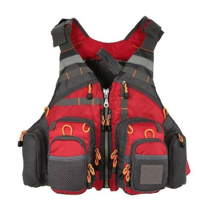 Adjustable Fishing Vest with Multiple Pockets for Enhanced Comfort
