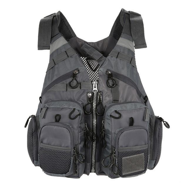 Adjustable Fishing Vest with Multiple Pockets for Enhanced Comfort