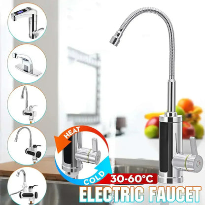 Electric Instant Hot Water Faucet 3000W for Quick Heating in Kitchen & Bathroom