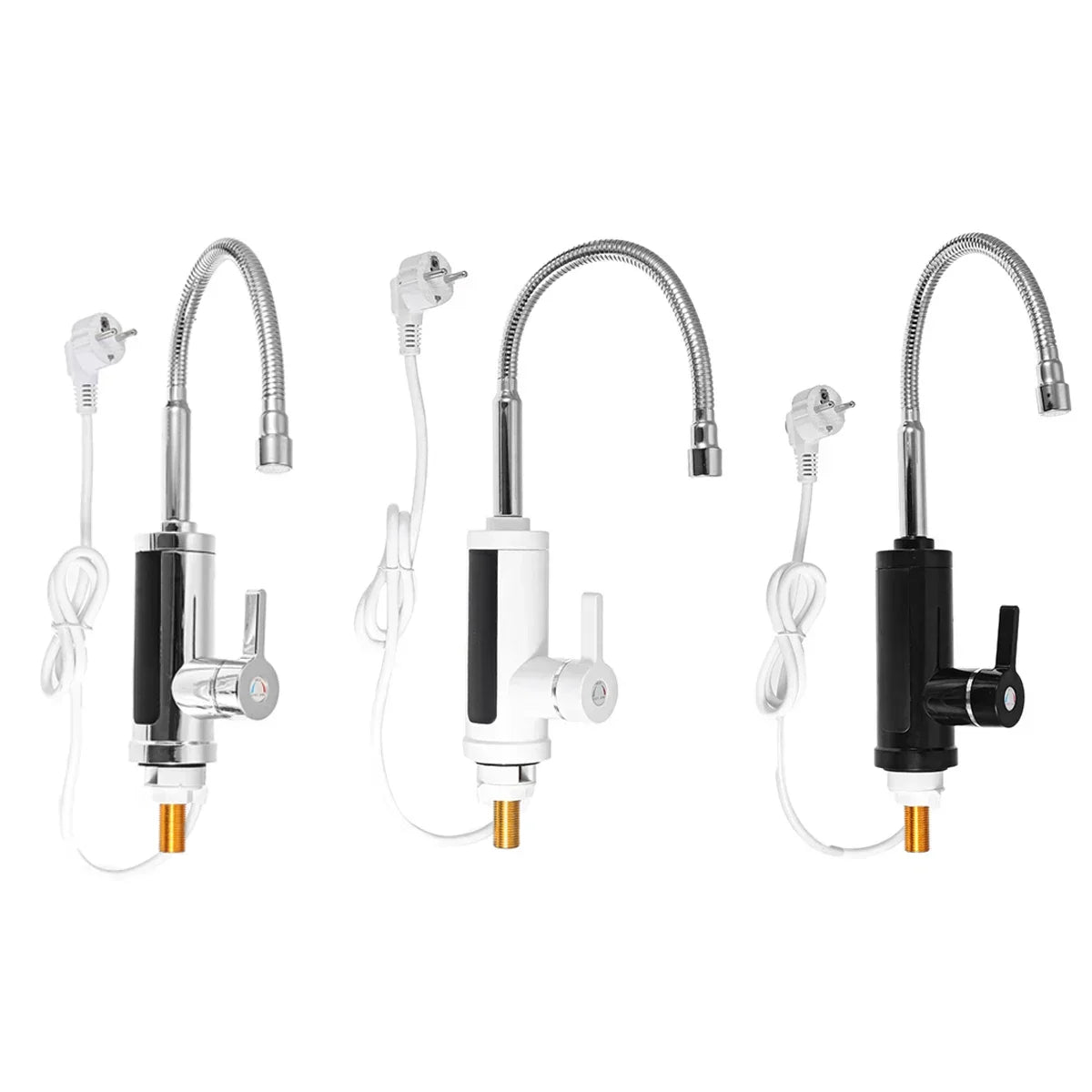 Electric Instant Hot Water Faucet 3000W for Quick Heating in Kitchen & Bathroom