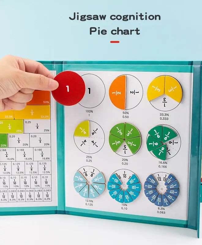 Interactive Fraction Discovery Book for Kids