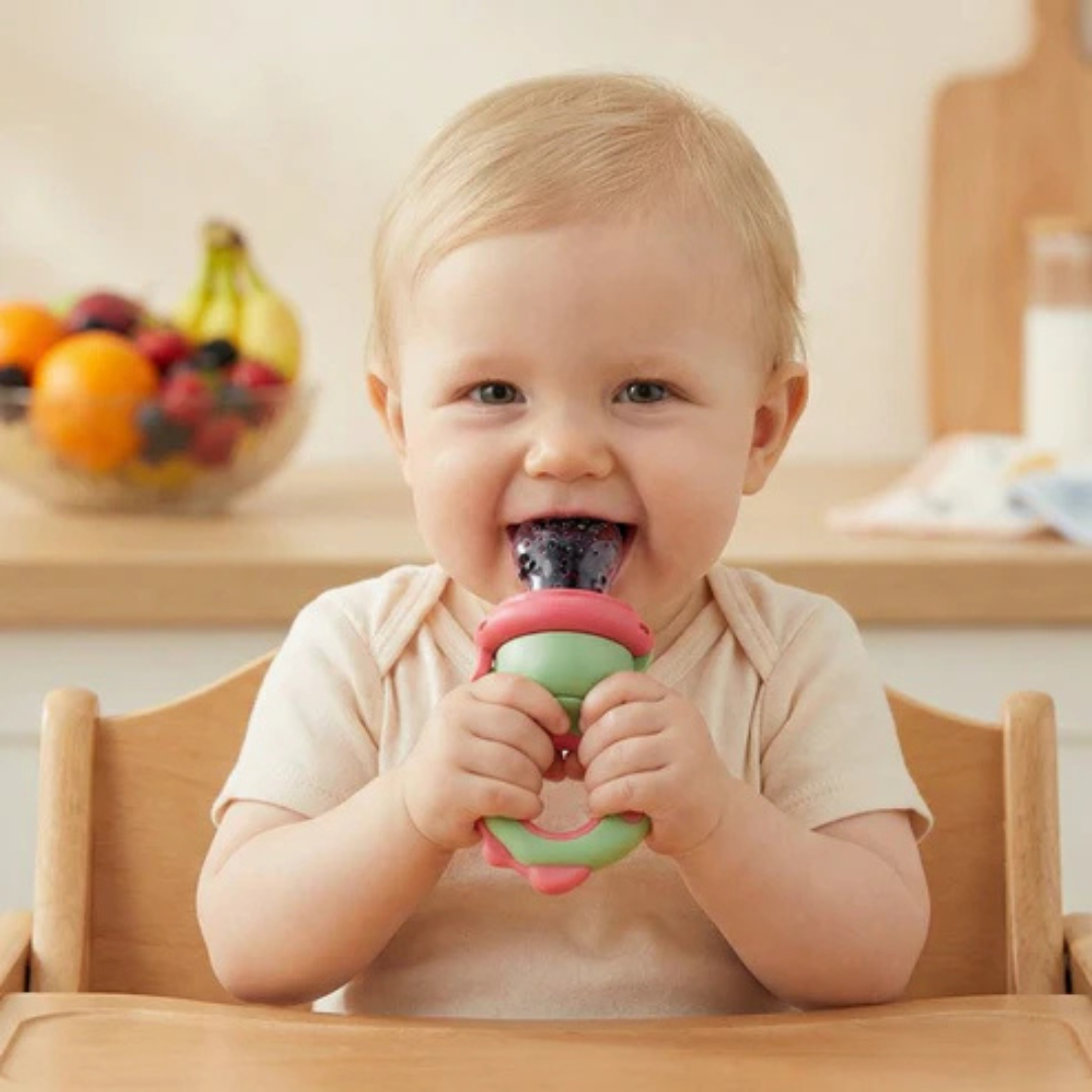 Silicone Teether and Baby Fruit Feeder
