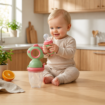 Silicone Teether and Baby Fruit Feeder