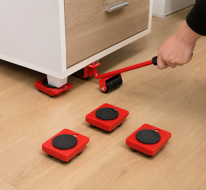 Durable Furniture Moving Kit with Dolly, Lifter Tool, and Wheels for Sofa, Mattress, or Appliance