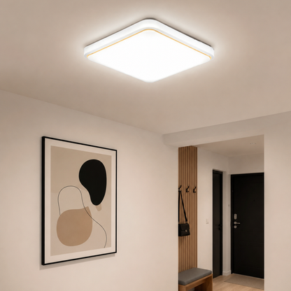 Ceiling Light Fixture – Square Design in Warm White or RGB Options