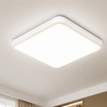 Ceiling Light Fixture – Square Design in Warm White or RGB Options