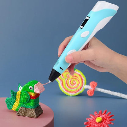 Creative 3D Sketch Pen with Adjustable Heat and Speed Control