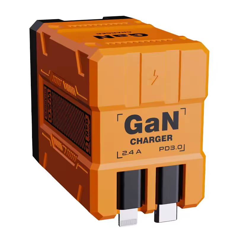 Dual USB Charger with GaN Technology for Fast Device Charging