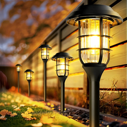 Garden Ambiance Solar Light Set with Flickering Effect for Outdoors