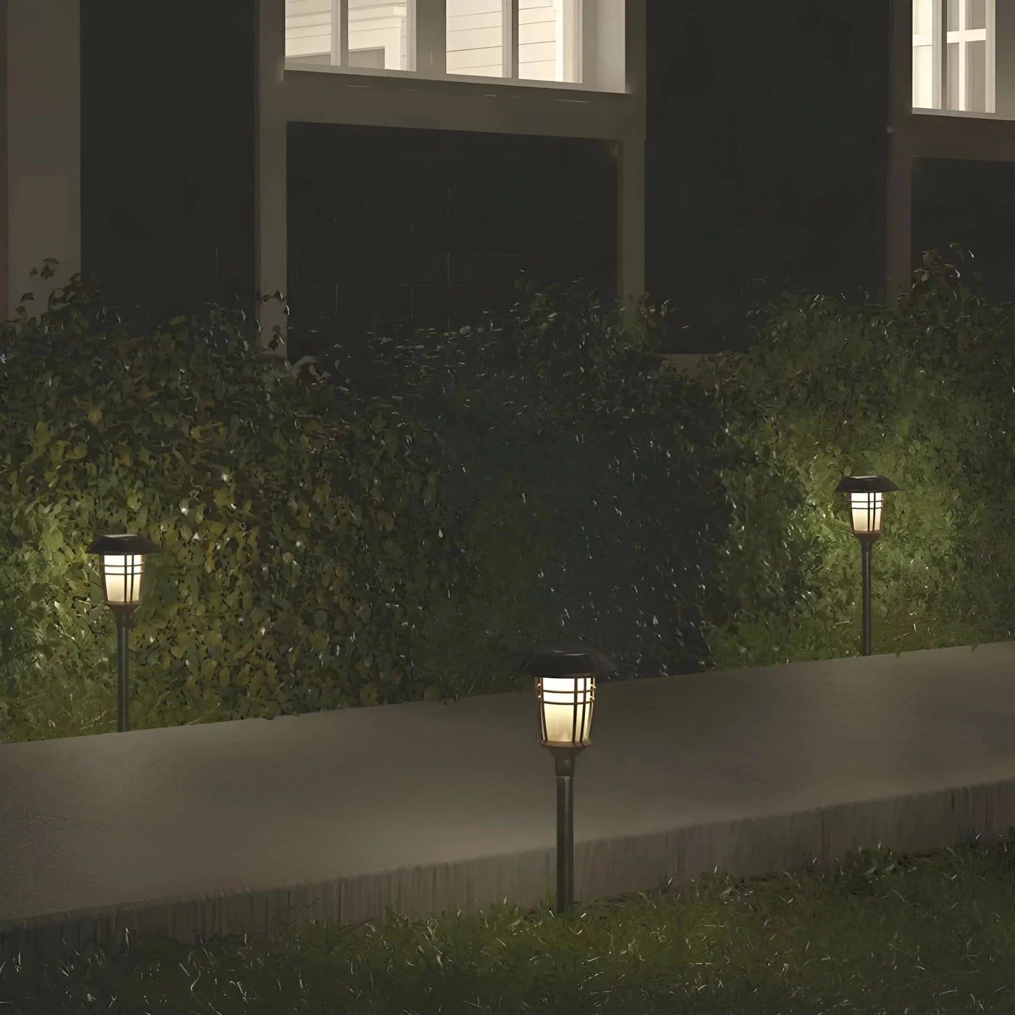 Garden Ambiance Solar Light Set with Flickering Effect for Outdoors