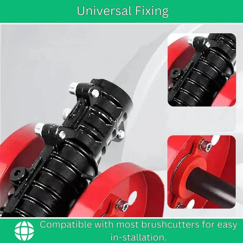 Steel Weeding Wheel for Effortless Ground Maintenance – Multi-Use Tool