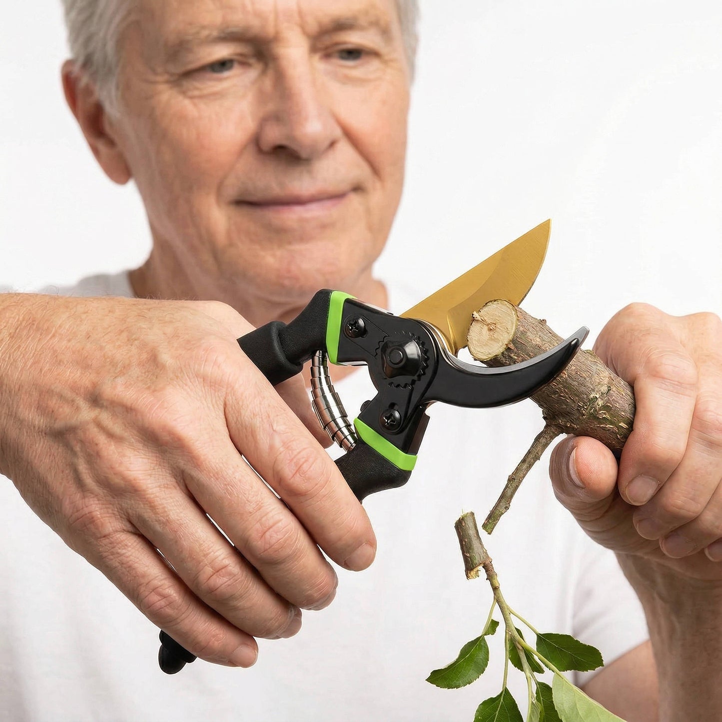 Ergonomic Titanium Garden Shears for Effortless Trimming