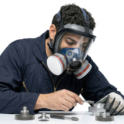 Ultimate Full Face Protection Respirator with Anti-Fog Shield