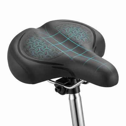 ComfortMax Oversized Bike Seat Cushion for Ultimate Riding Ease