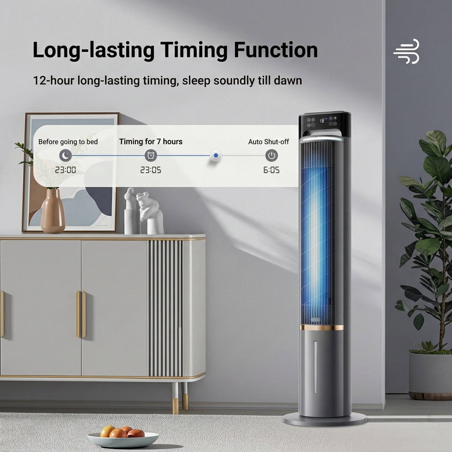 Smart Chill Portable Air Cooler for Comfortable Sleep