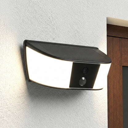 2K Resolution Floodlight Camera with Dual Band Wifi and Human Detection, Solar Rechargeable
