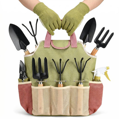 Complete 10-Piece Heavy-Duty Gardening Tool Collection