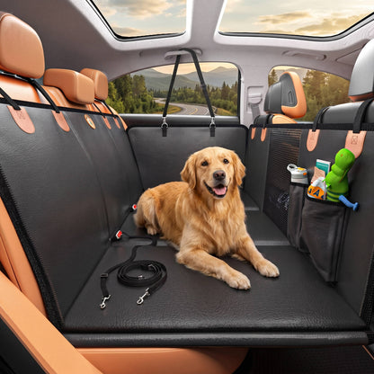 Spacious Dog Car Seat Extender with Sturdy Base – Waterproof & Scratch-Resistant