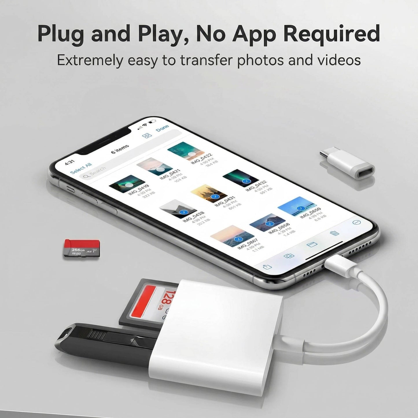 All-in-One SD Card Reader for iPhone and iPad – Instant Access