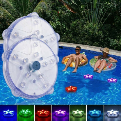 Vibrant Floating Pool Lights for Magical Night Swims