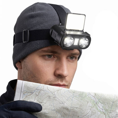 Motion-Sensing Rechargeable LED Headlight for Outdoor Adventures