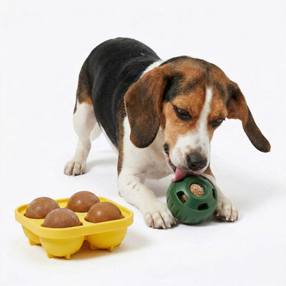 Interactive Treat Dispenser Ball for Engaged Playtime