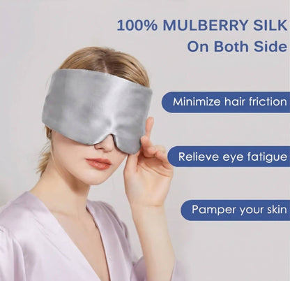 SereneDream Weighted Eye Mask for Ultimate Sleep Comfort