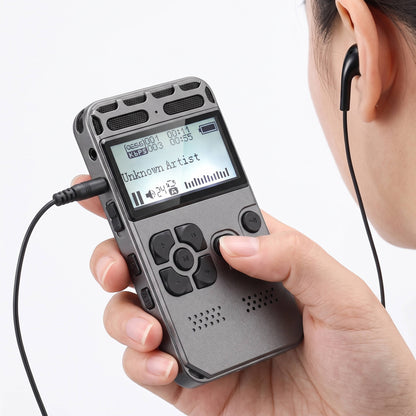 64GB Smart Digital Voice Recorder with MP3 Playback