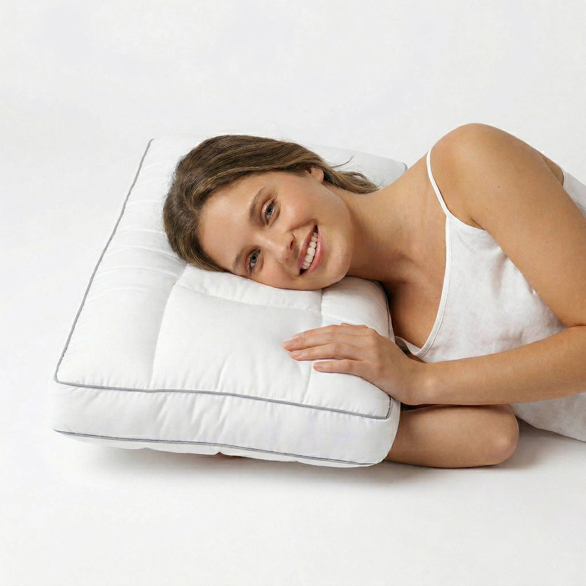 ComfortZone Pillow: 5-Section Support for All Sleep Styles