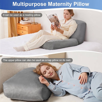 Ultimate Comfort Maternity Pillow – 44.5 Inch Full Body Support