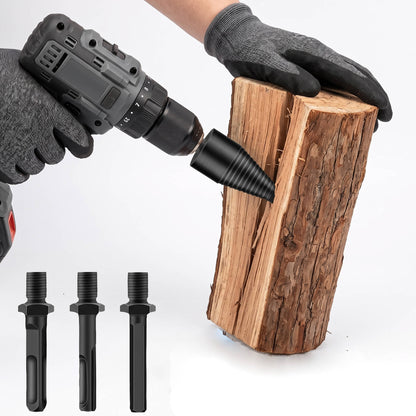 Effortless Firewood Splitting Drill Bit for Any Power Drill