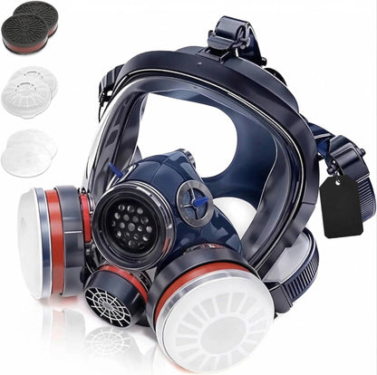 Ultimate Full Face Protection Respirator with Anti-Fog Shield