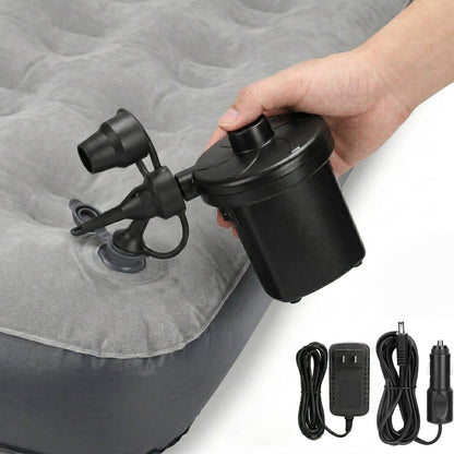 Quick Inflate Electric Pump with Versatile Nozzles for Outdoor Fun