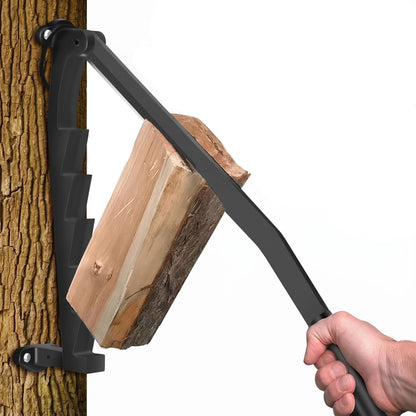 Wall-Mounted Kindling Splitter - Efficient Firewood Preparation Tool