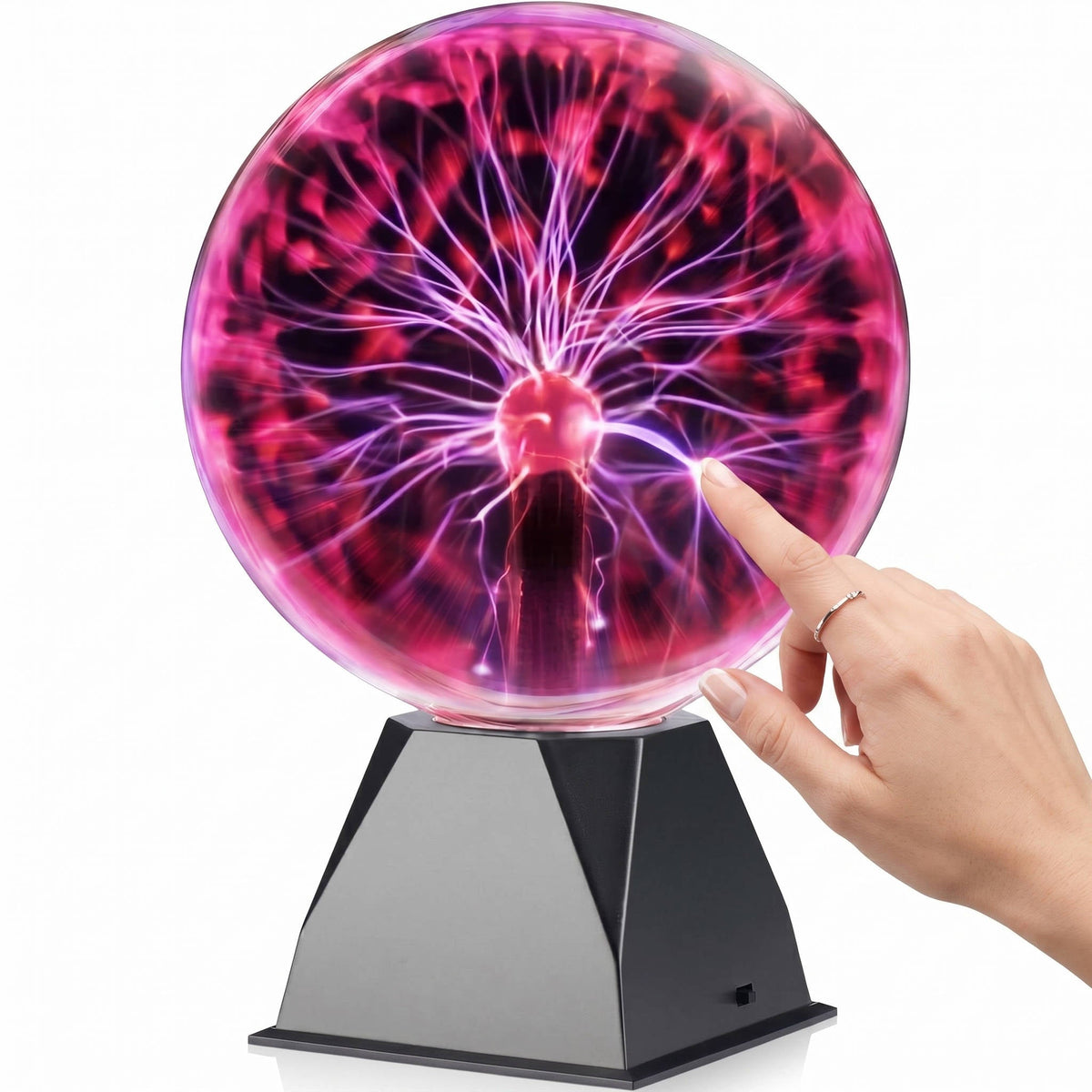 Interactive 8-Inch Electric Plasma Sphere for Home Ambiance