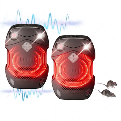 2 Pack Smart Ultrasonic Automotive Pest Deterrent for Engine Defense
