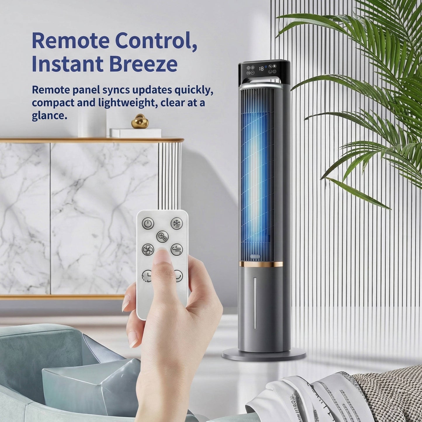 Smart Chill Portable Air Cooler for Comfortable Sleep